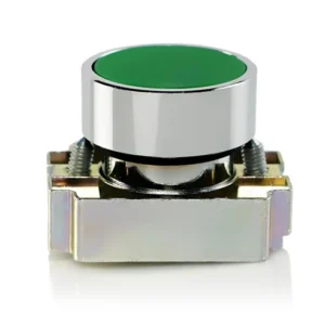 TEKNIC METAL PUSH BUTTON GREEN 2AF3