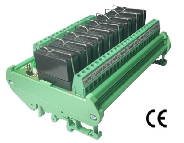 8 Channel Relay Board Coil-24Vdc RMS081P24