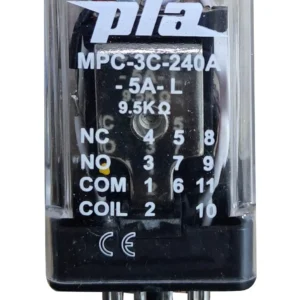 Buy 11 Pin Relay MPC-3C 3CO 220VAC Make PLA